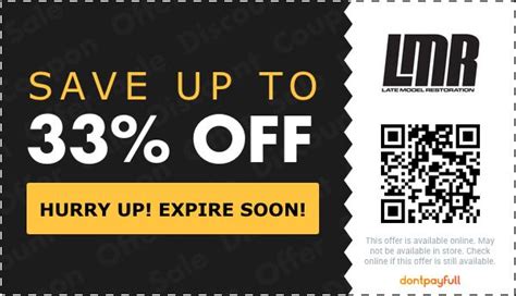 lmc discount code|late model restoration coupon code.